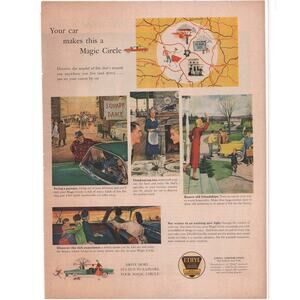 Ethyl Antiknock Formula Magazine Advertisement Vintage 1958 Oil Additive Travel